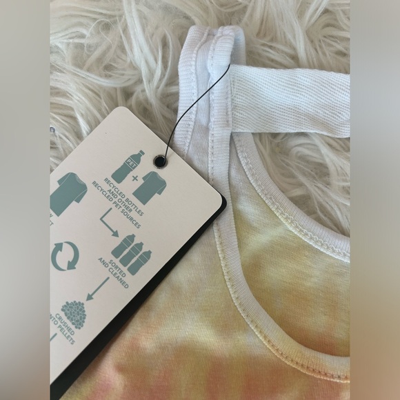 NWT, Chaser, Girls, tie-dye shirttail tank, back cut-out - Picture 9 of 9